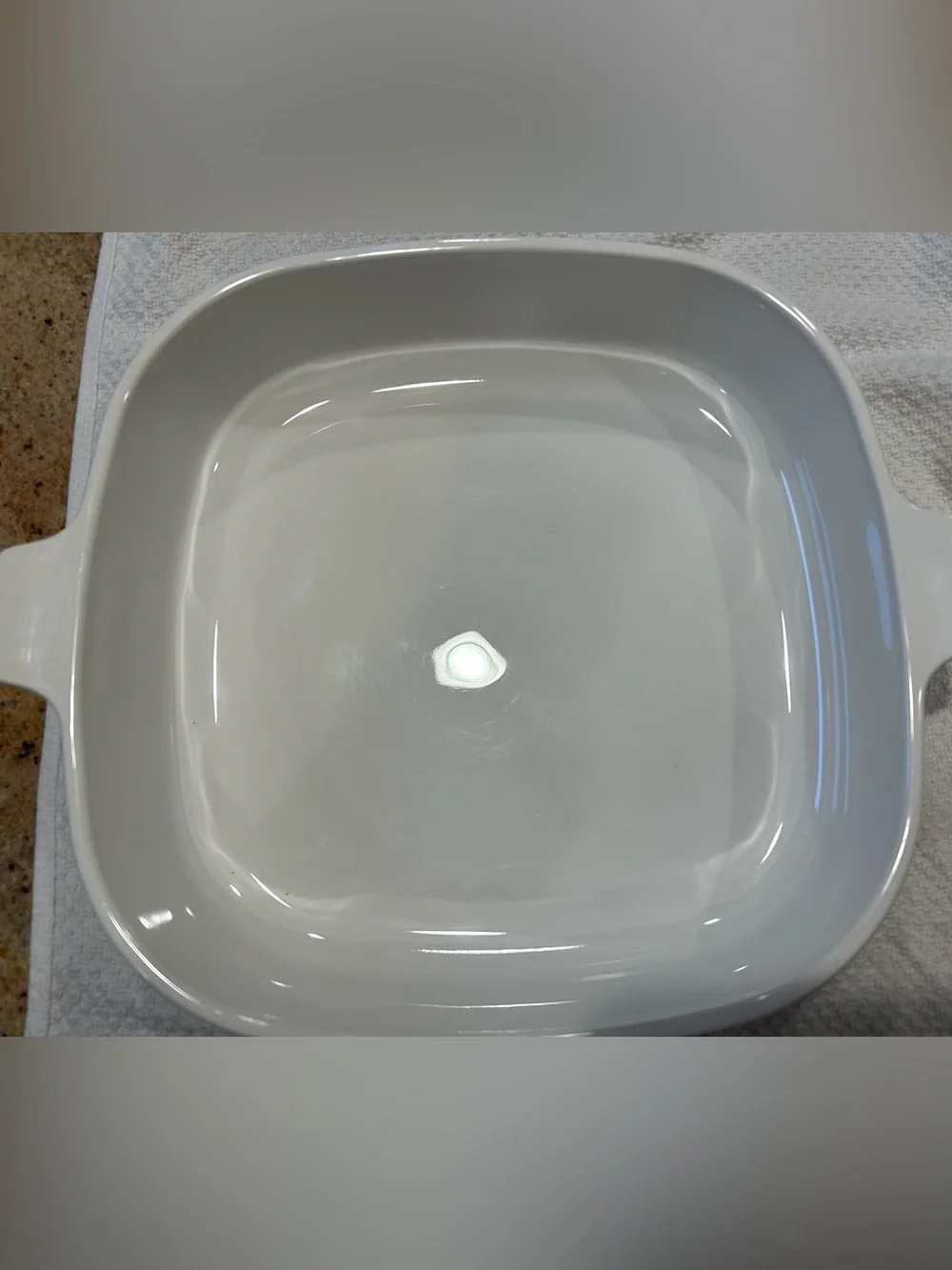 Corningware “Blue Trefoil” 10” Casserole Baker w/Pyrex Lid P-12-C 2.5Qt